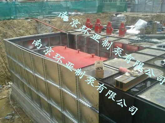 幹式電(diàn)機消(xiāo)防泵-南京環亞(yà)制泵有(yǒu)限(xiàn)公司(sī)（地埋(mái)式水箱之(zhī)友）(圖1)